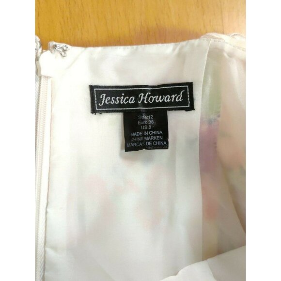 Vintage NOS Jessica Howard Womens Dress Retro Pin-up Garden Party US/8 - Picture 4 of 6